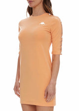 Kappa 222 Banda Balni Dress (Peach/White/Pink Blush) 32141QW