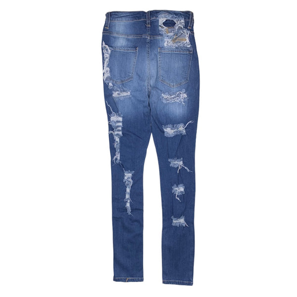 Aphrodite High Rise Skinny Jeans (Medium Blue) AP40098