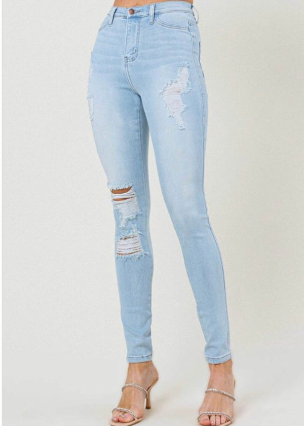 Vibrant Stretch Skinny Jeans (Light Stone) EP1871