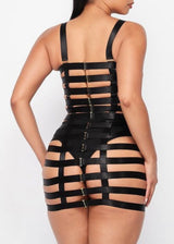 My Boo Get Me Tough Strap Dress (Black) GH21010