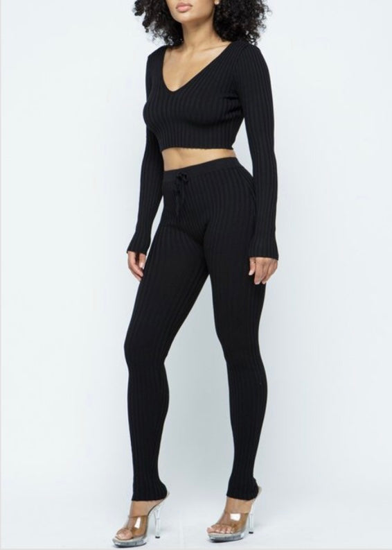 Hera Collection Legging Set (Black) 22282