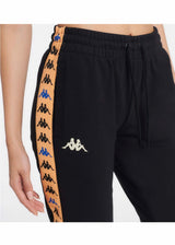 Kappa 222 Banda Iakora Sweatpants (Black/Orange/Blue) 321776W