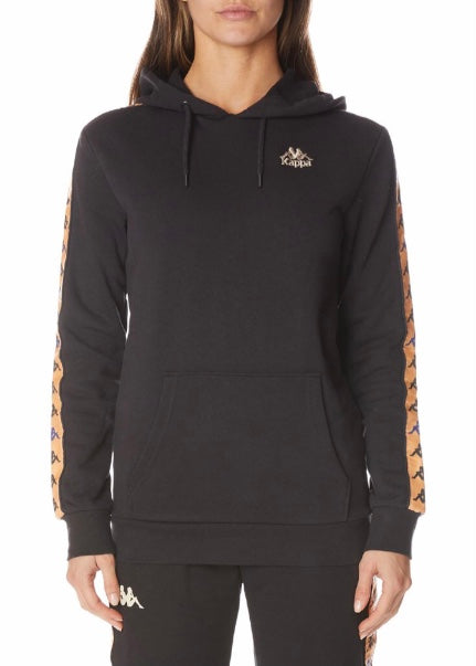 Kappa 222 Banda Budy 3 Hoodie (Black/Orange/Blue) 331328W