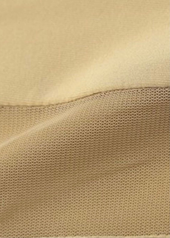 Reflex NetFabric Detail Bodycon Mini Dress (Beige) VSE623