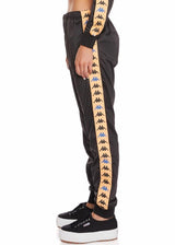 Kappa 222 Banda Wrastory Trackpants (Black/Orange/Blue) 38127KW