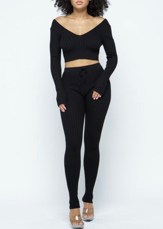 Hera Collection Legging Set (Black) 22282