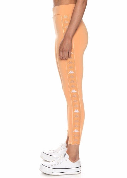 Kappa 222 Banda Bartes Leggings (Peach/White/Pink Blush) 38127LW