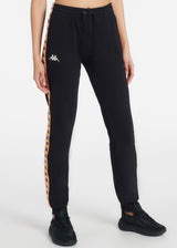 Kappa 222 Banda Iakora Sweatpants (Black/Orange/Blue) 321776W