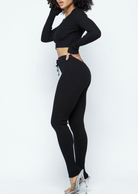 Hera Collection Legging Set (Black) 22282